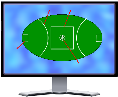 LCD with Oval
